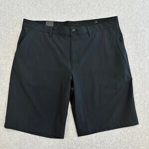 Adidas Ultimate365 Golf Shorts Mens 38 Black 10" Stretch Performance Athleisure